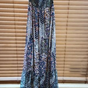 Patchwork Maxi Dress